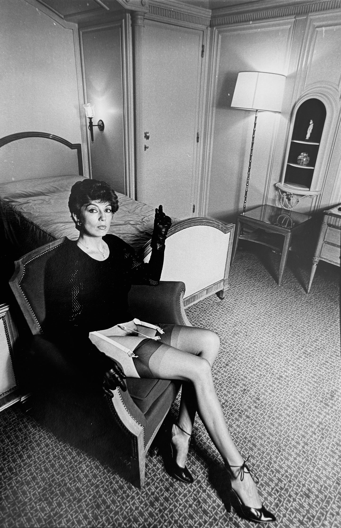 Femme aux collants - 1983 Œuvre originale de Michel Pinel